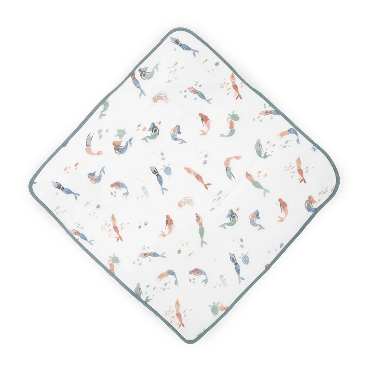 Infant Hooded Towel: Mermaids - Image 4