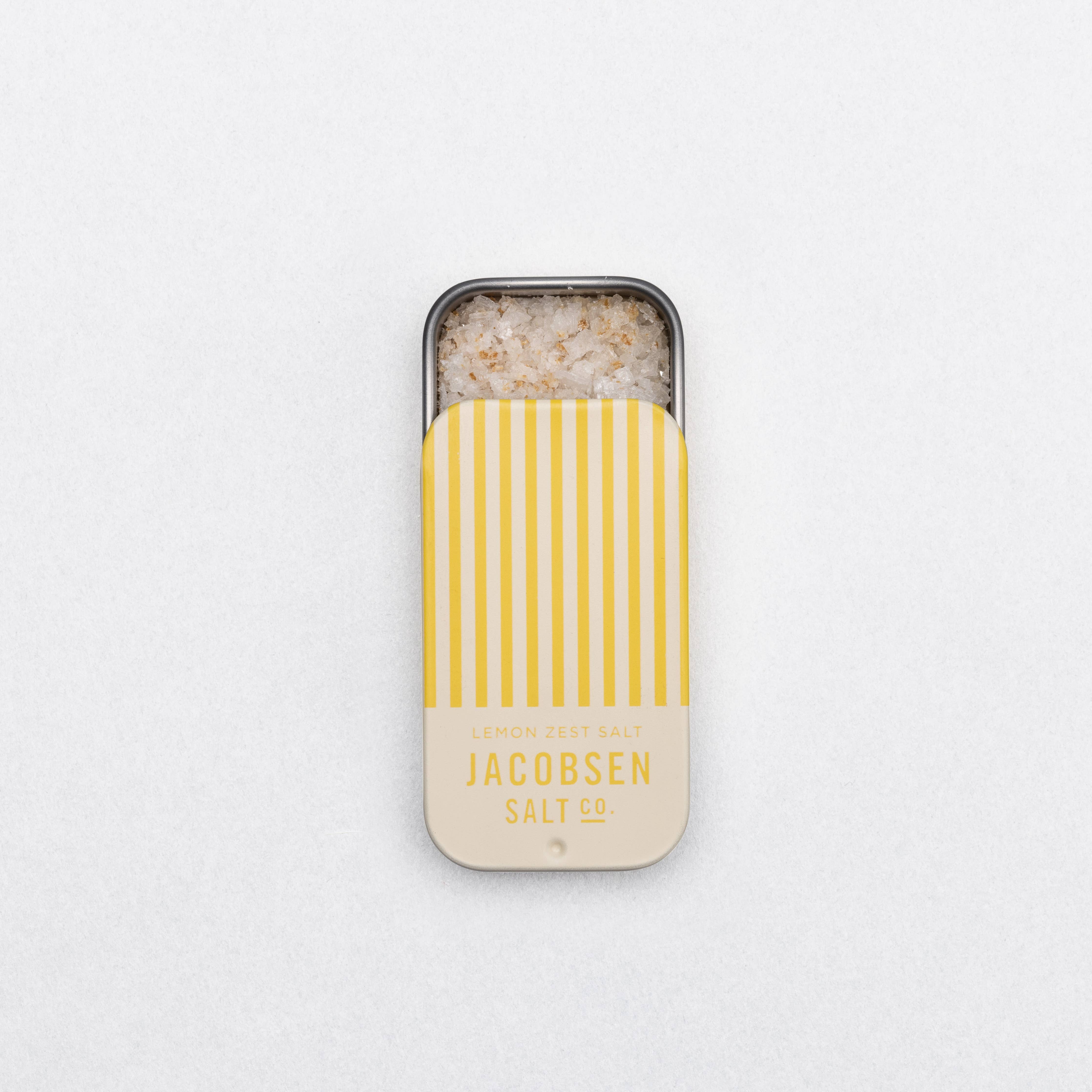 Lemon Zest Infused Sea Salt Slide Tin - Image 3