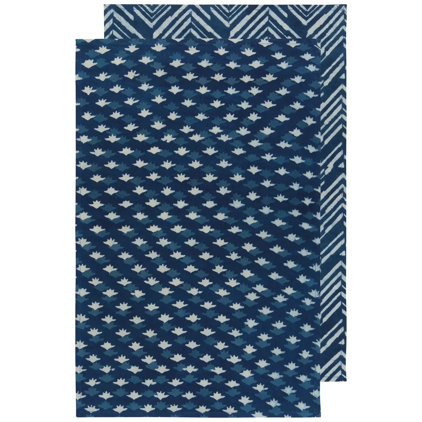 Inlet Block Printed Dishtowels - Set of 2 - Image 2