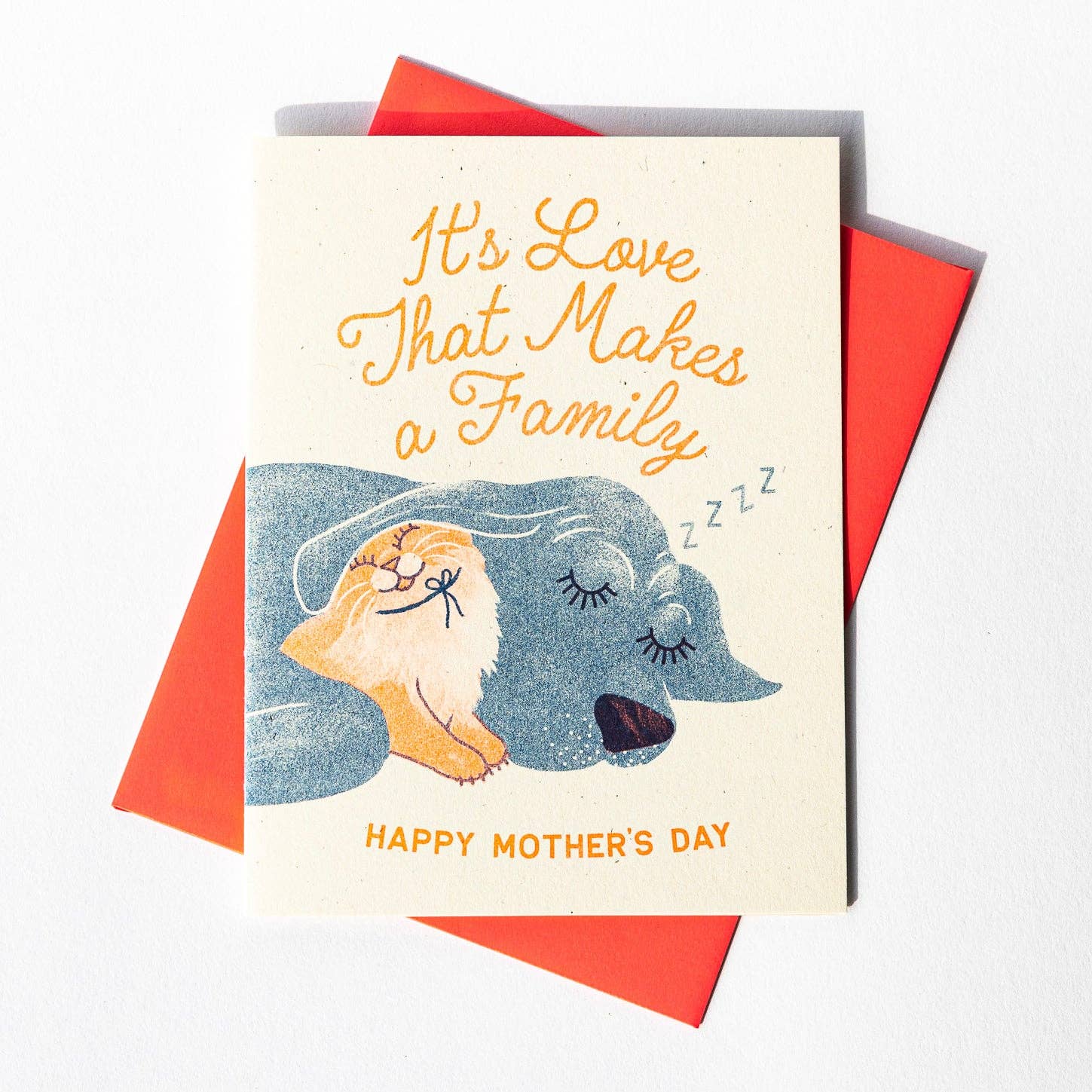 It's Love That Makes a Family Mothers Day Card - Image 2