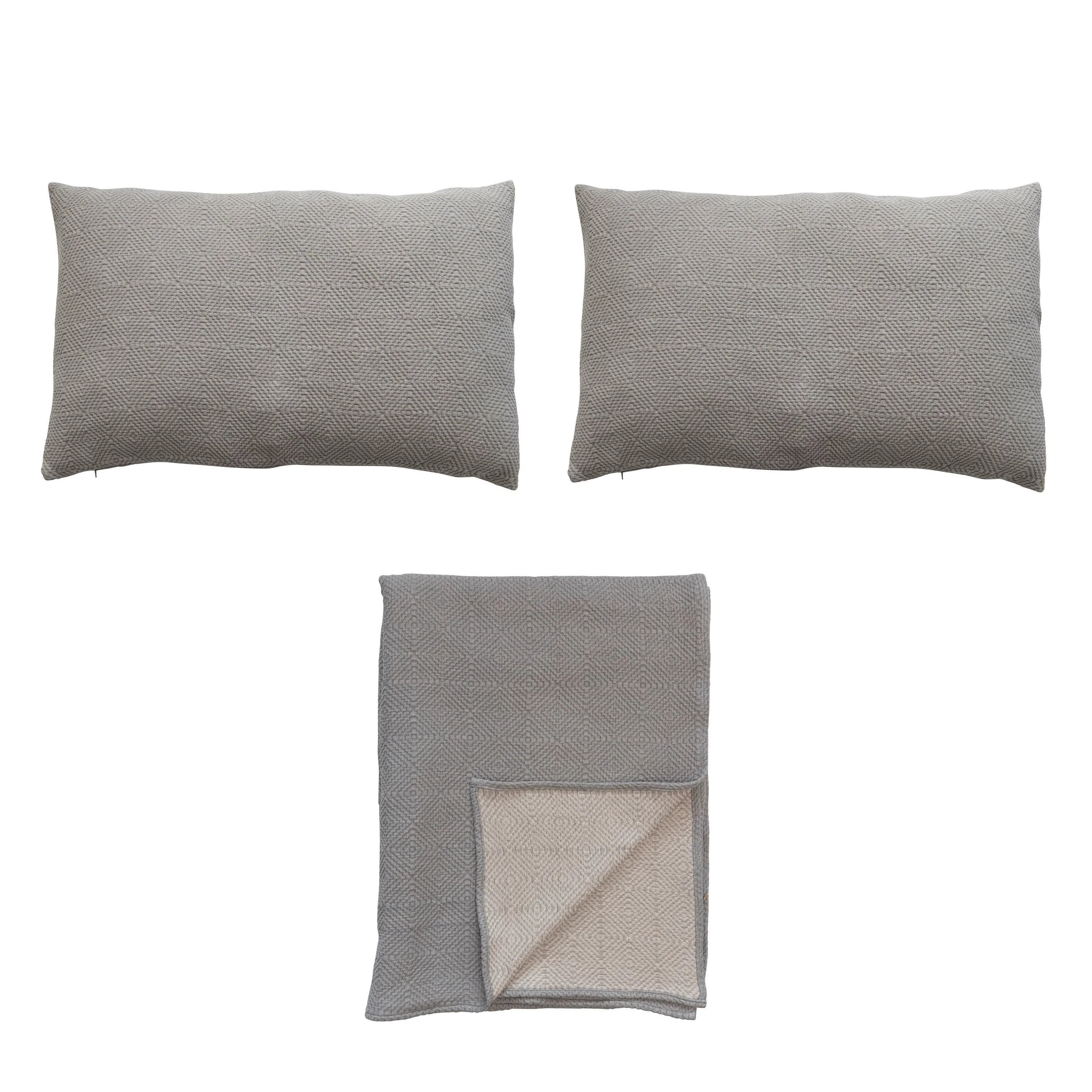 Jacquard Bedding with Shams - Image 4
