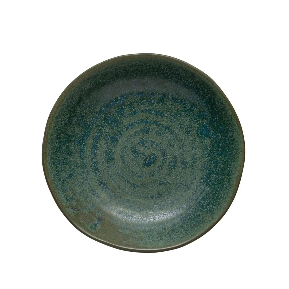 Jade Green Stoneware Bowl - Image 3