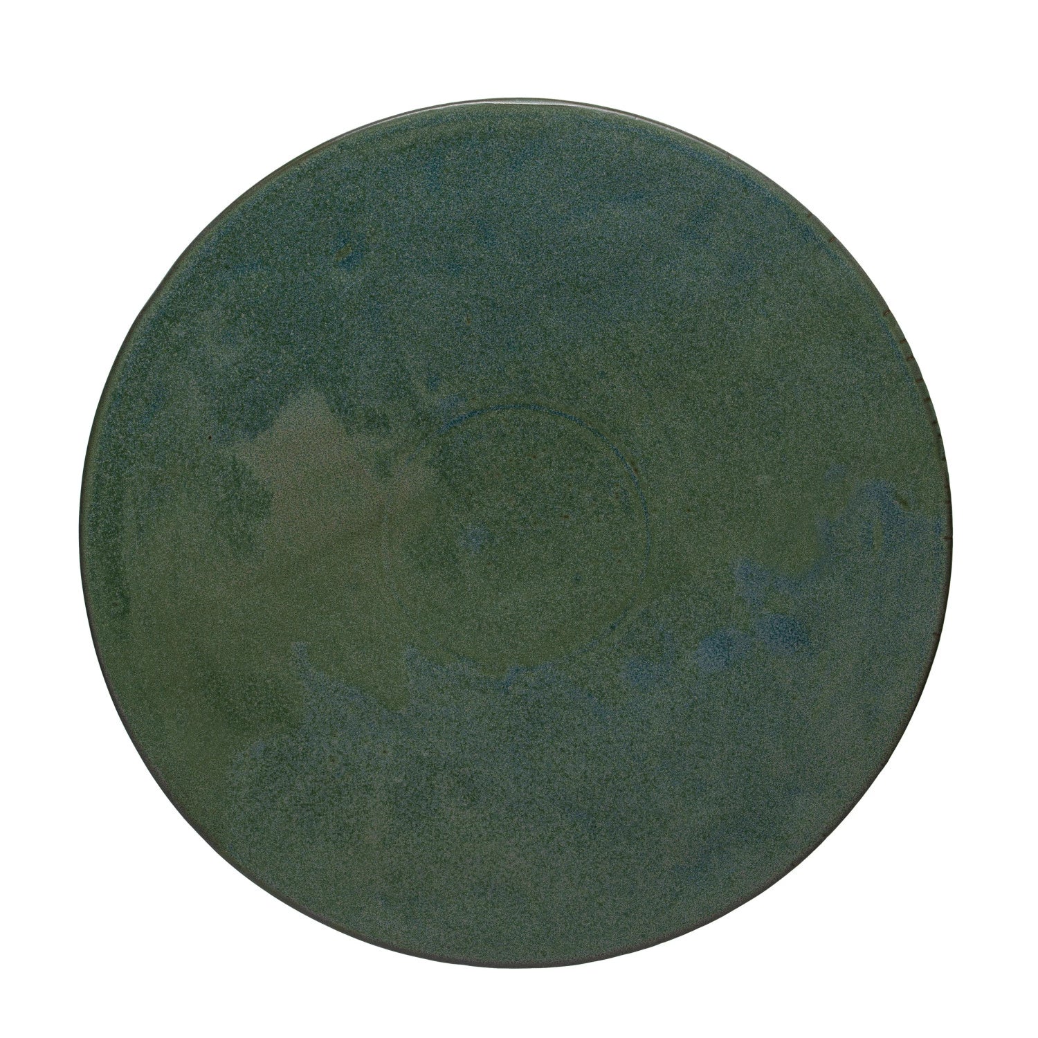 Green Stoneware Pedestal/Cake Stand - Image 3