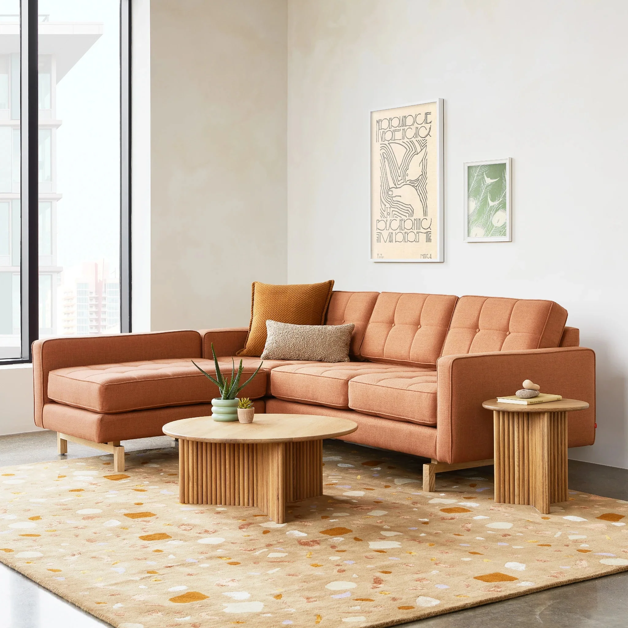 Jane 2 Loft Bi-Sectional Sofa - Image 13