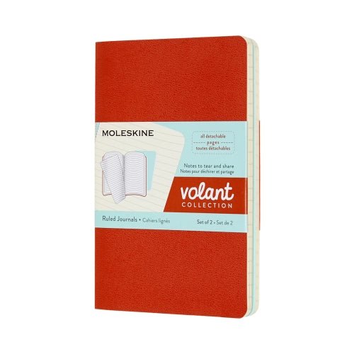 Volant Ruled Journal Set: Blue/Orange - Image 2