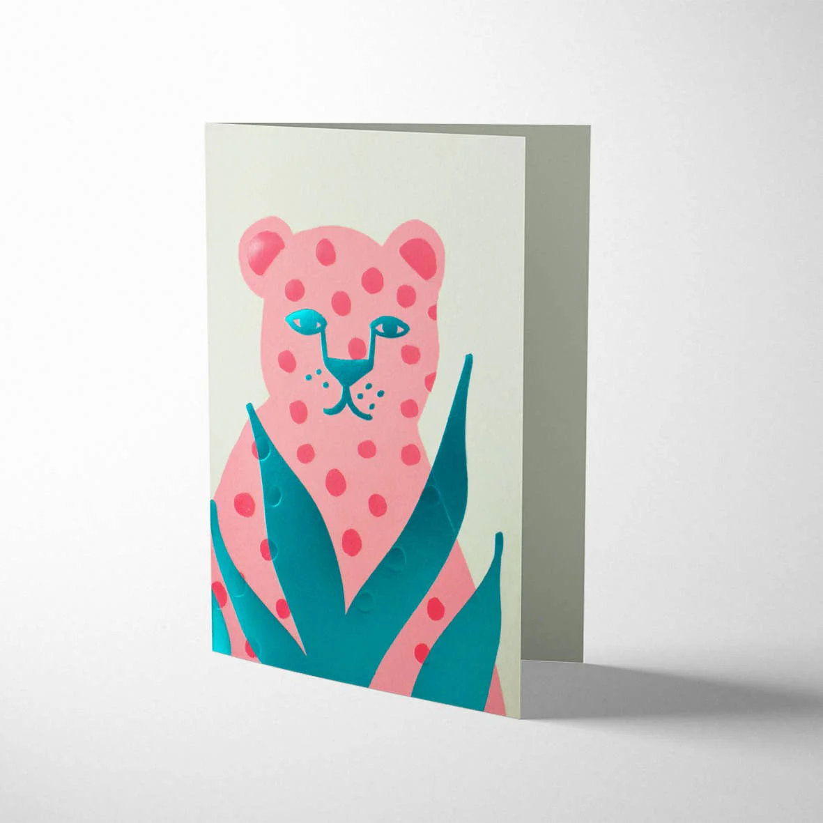 Pink Leopard Card - Image 2