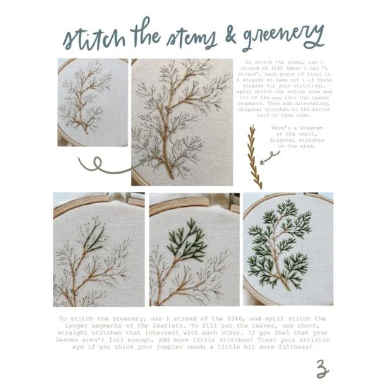 Juniper Embroidery Kit - Image 2