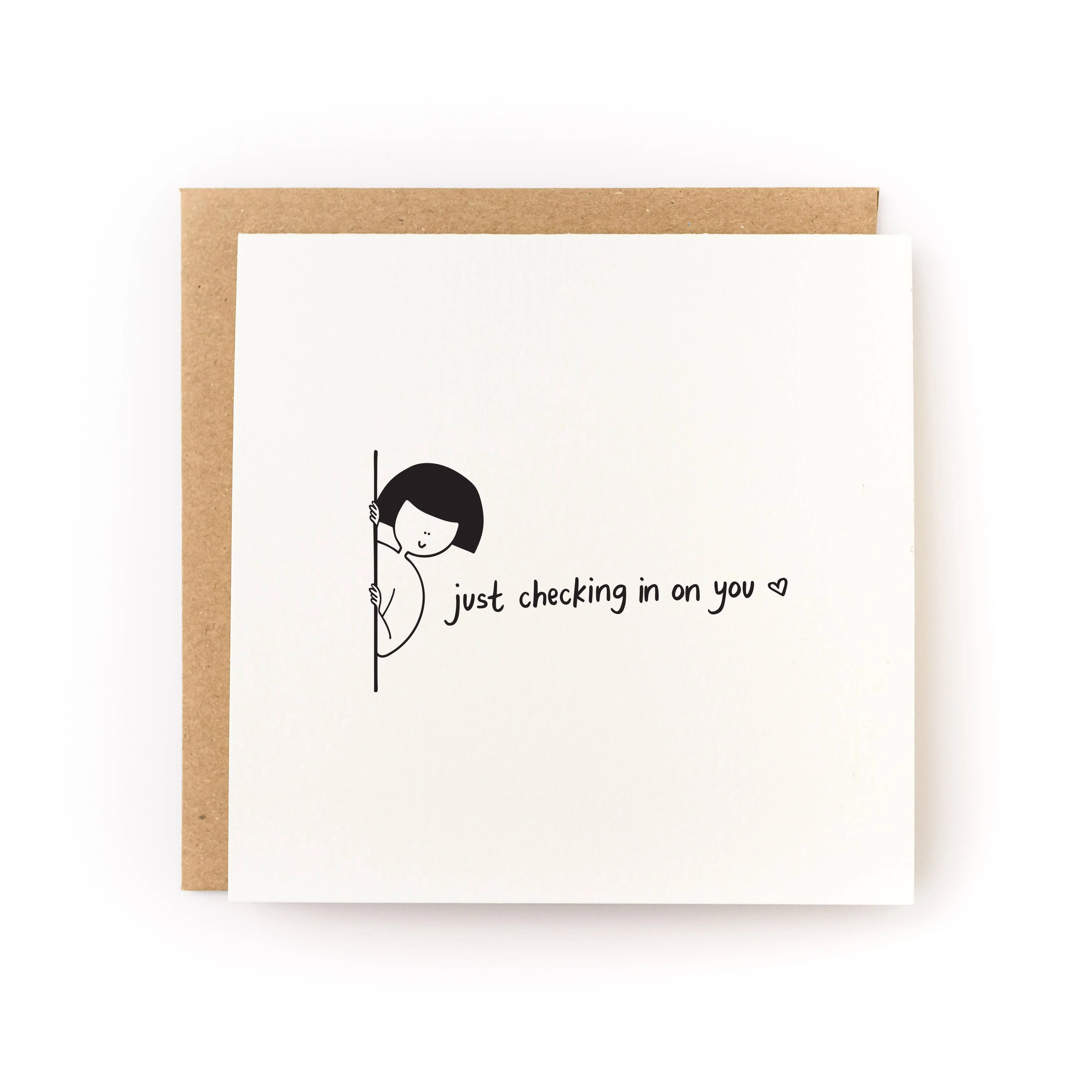 Checking In Friendship Card