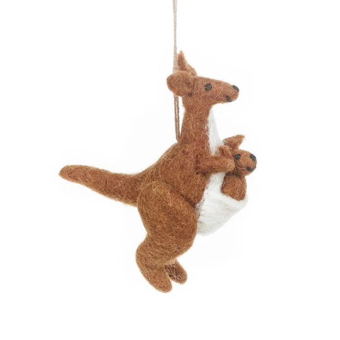 Kanga & Roo Kangaroo Felt Ornament - Image 2