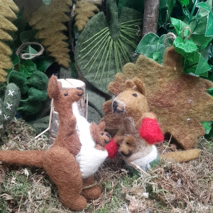 Kanga & Roo Kangaroo Felt Ornament - Image 3