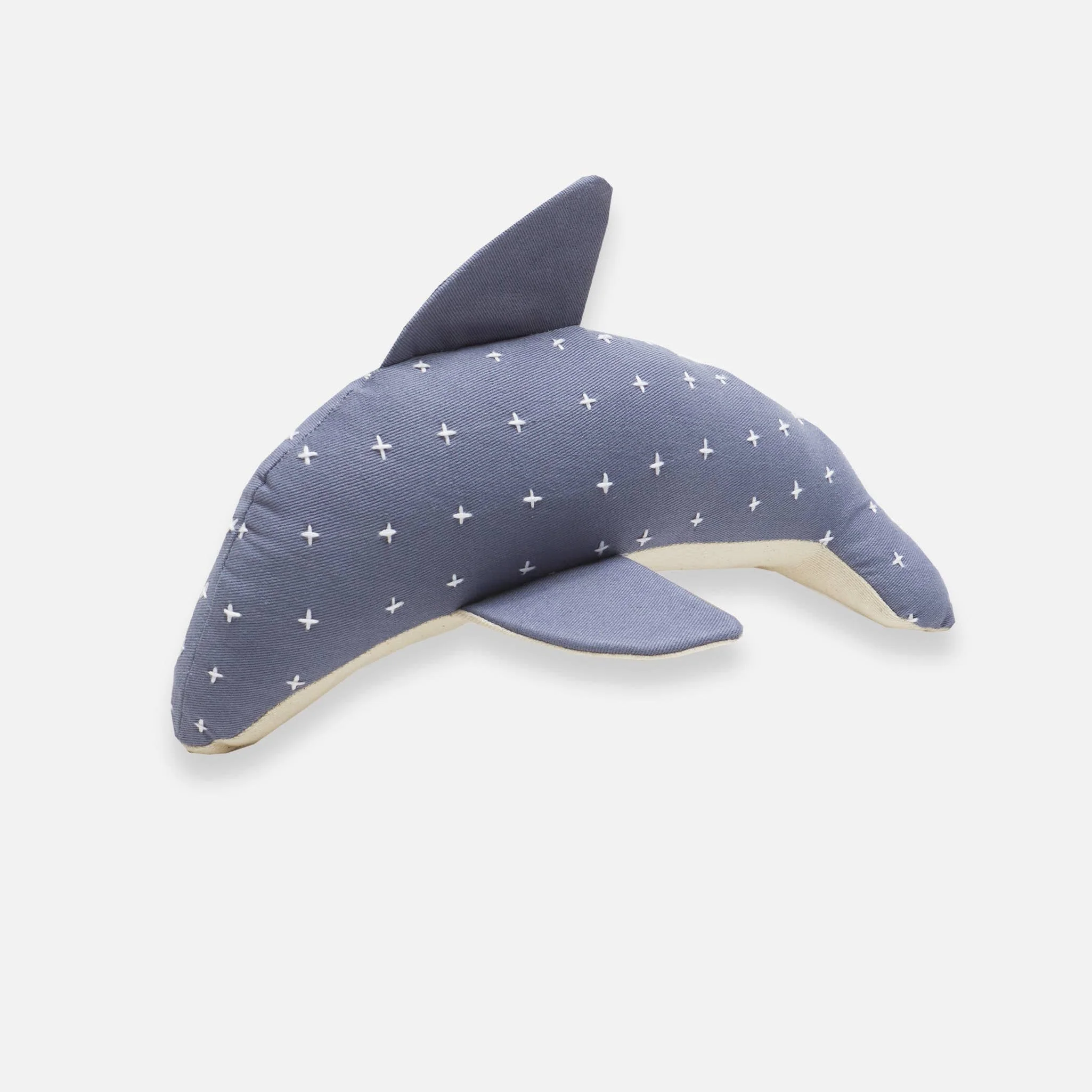 Kantha Stuffed Dolphin - Image 2