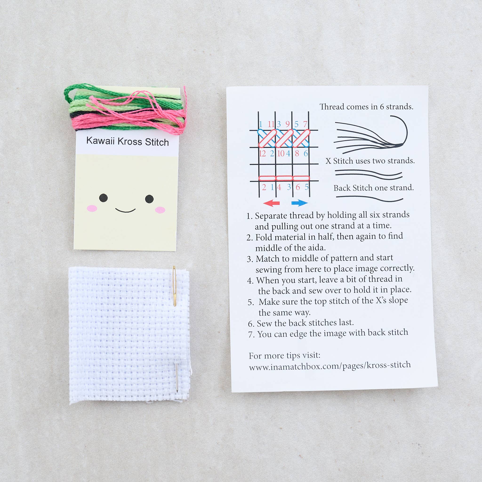 Mini Cactus Cross Stitch Kit - Image 2