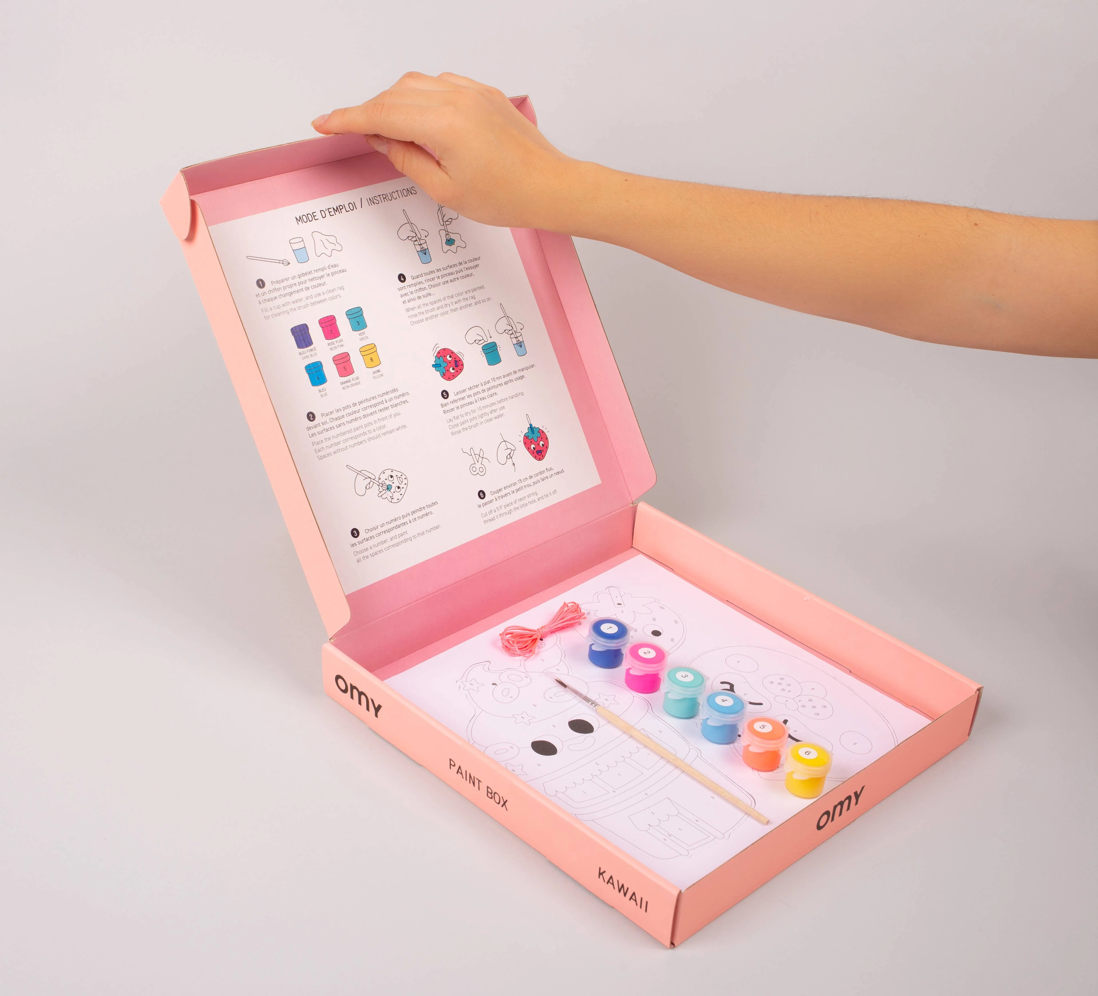 Kawaii Paint by Number Paint Box - Image 3