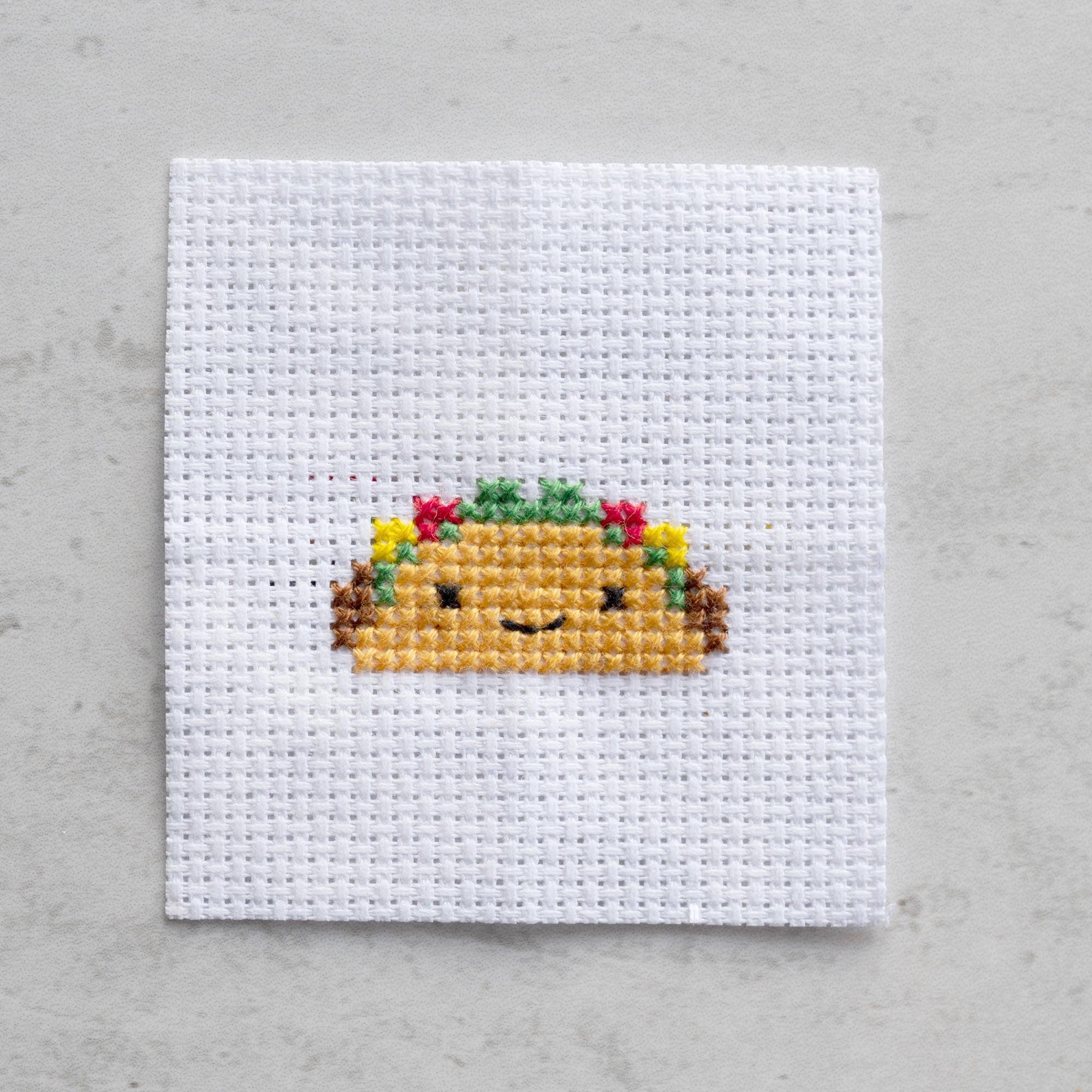 Mini Taco Cross Stitch Kit - Image 4