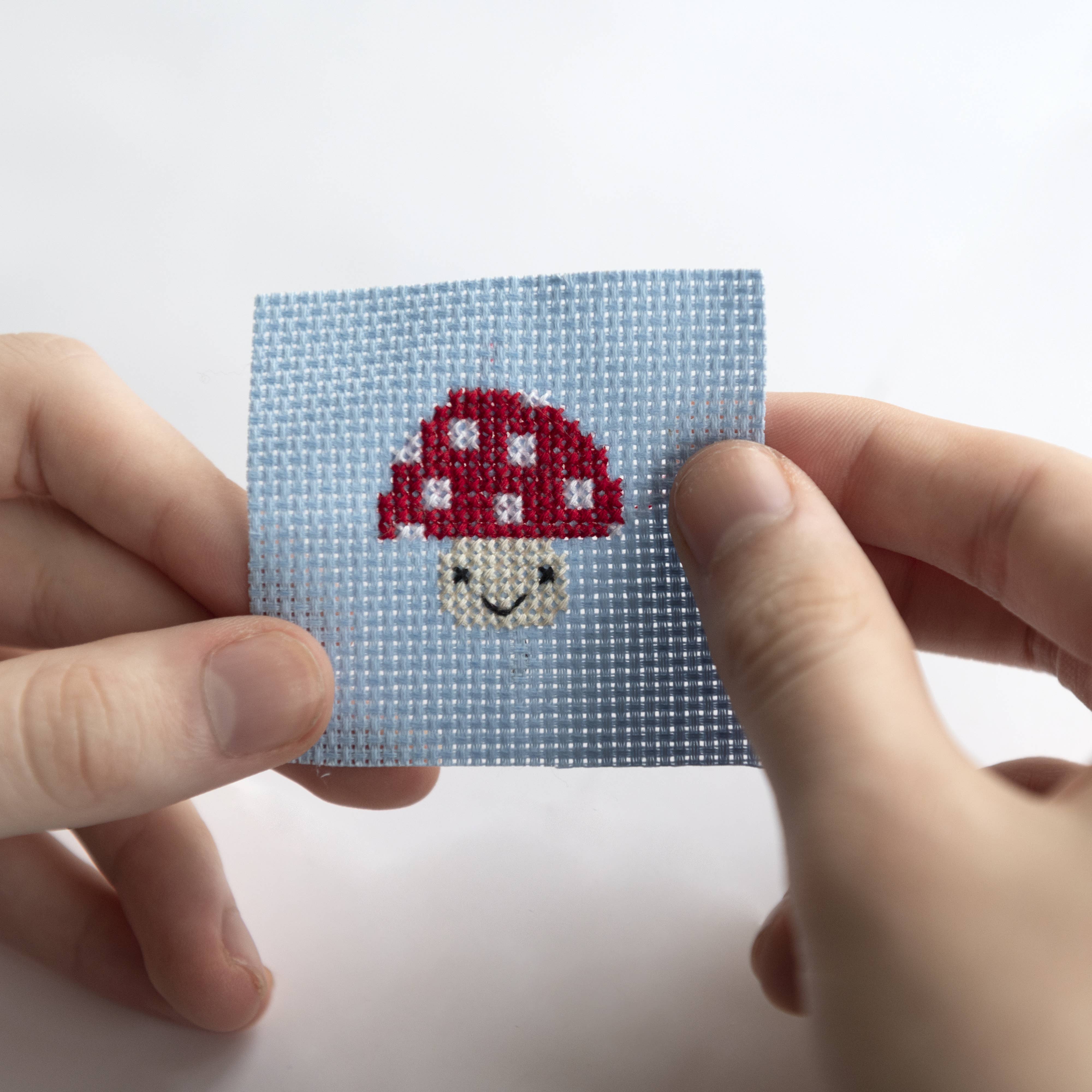 Mini Toadstool Cross Stitch Kit - Image 4