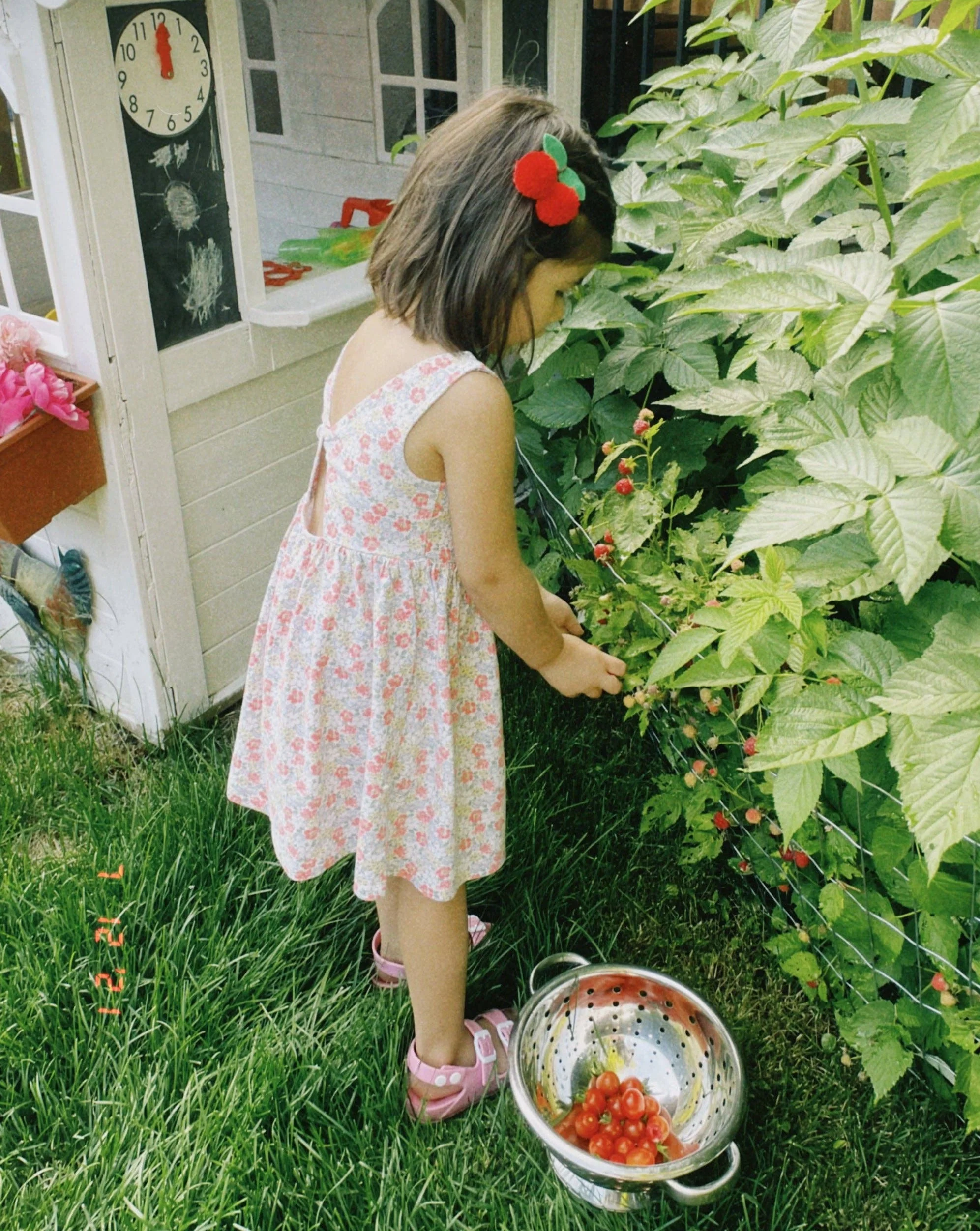 Cherry Pom Pom Hair Tie - Image 4