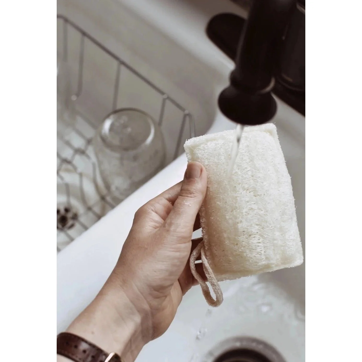 Kitchen Loofah Sponge - 3 pack - Image 3