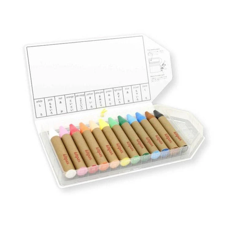 Kitpas Large Crayon 12 Color Set - Image 2