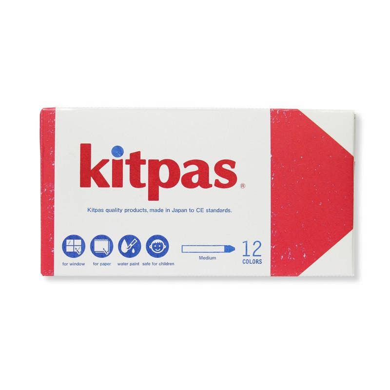 Kitpas  Art Crayons 12 Color Set - Image 2