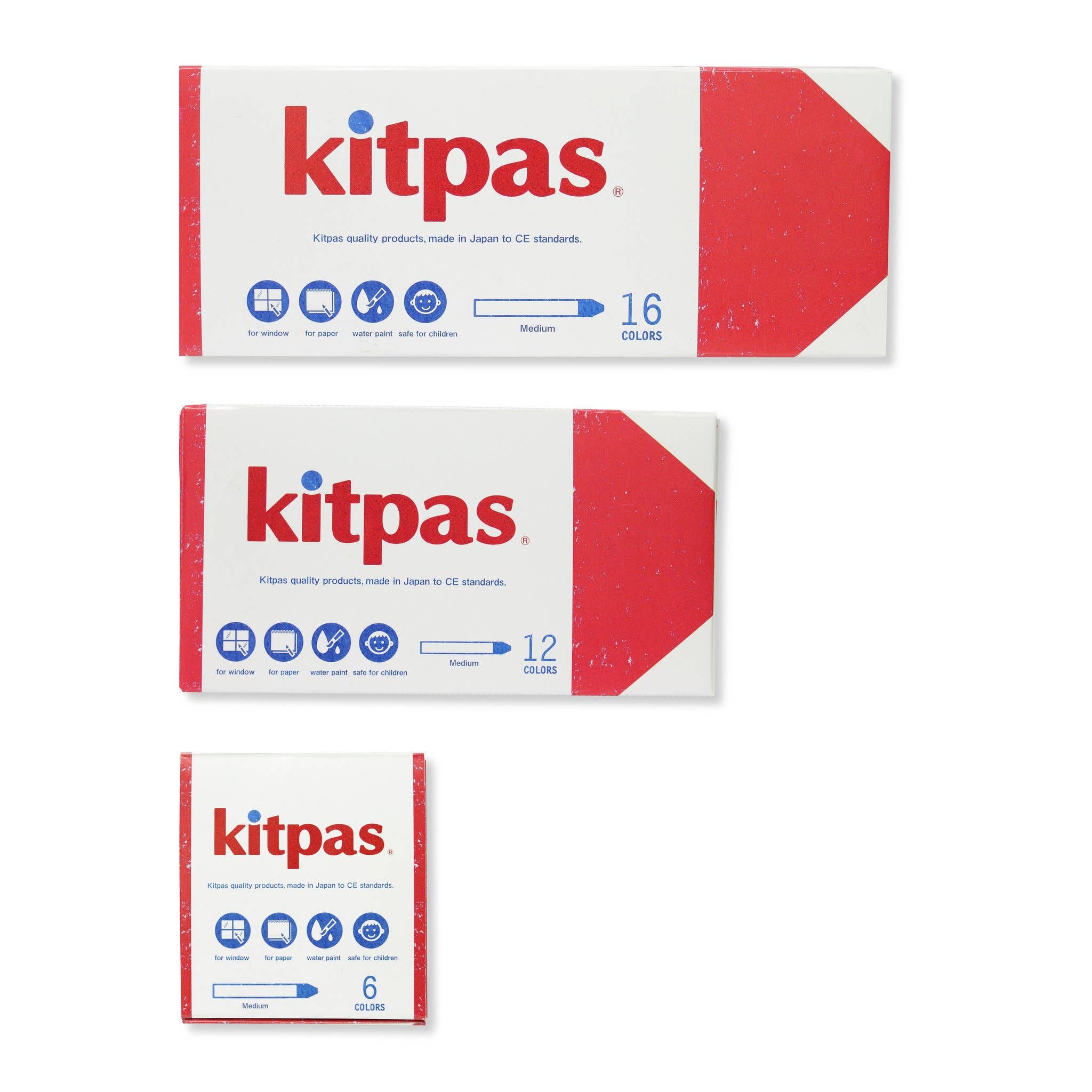 Kitpas  Art Crayons 12 Color Set - Image 4