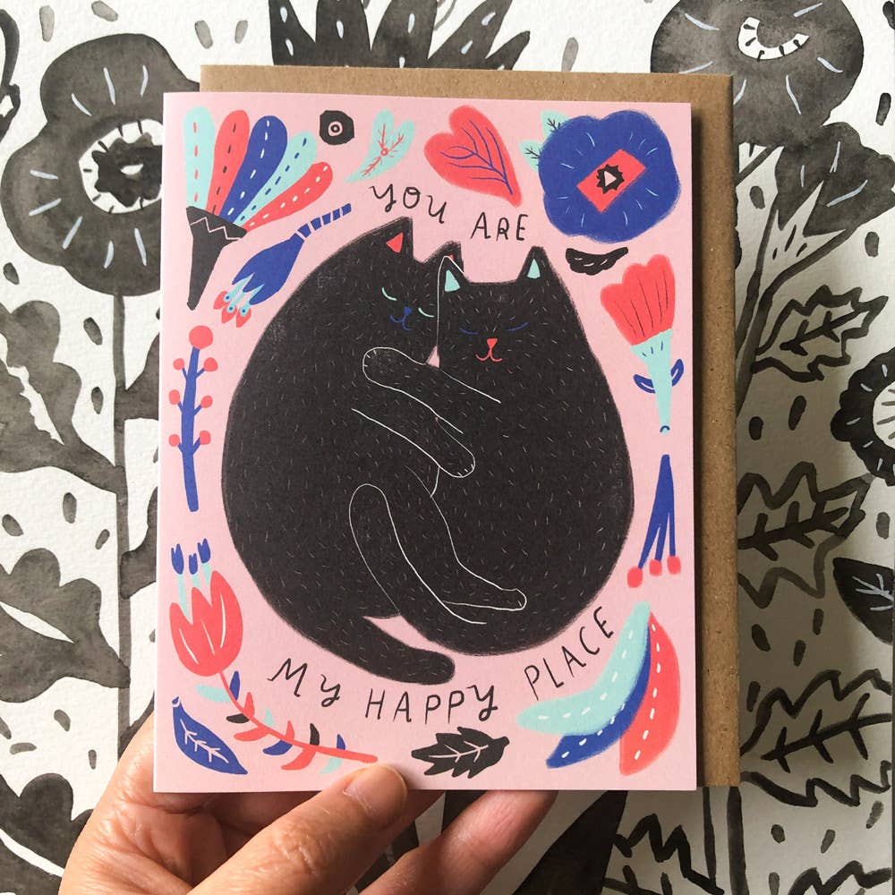 Kitty - My Happy Place Love Card - Image 2