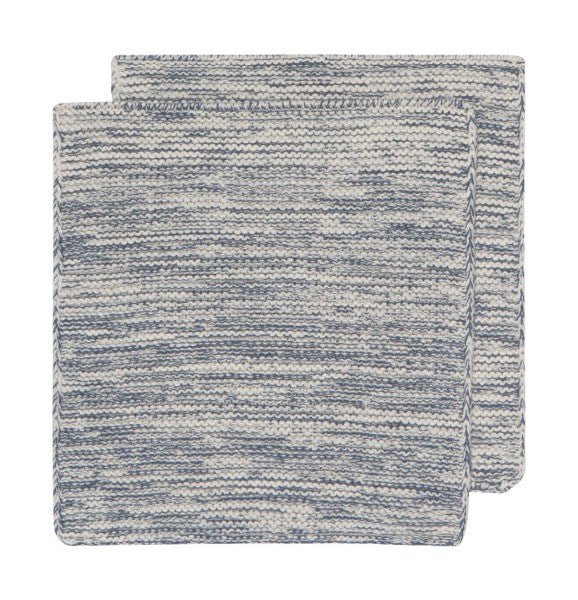 Knit Dishcloths: Midnight