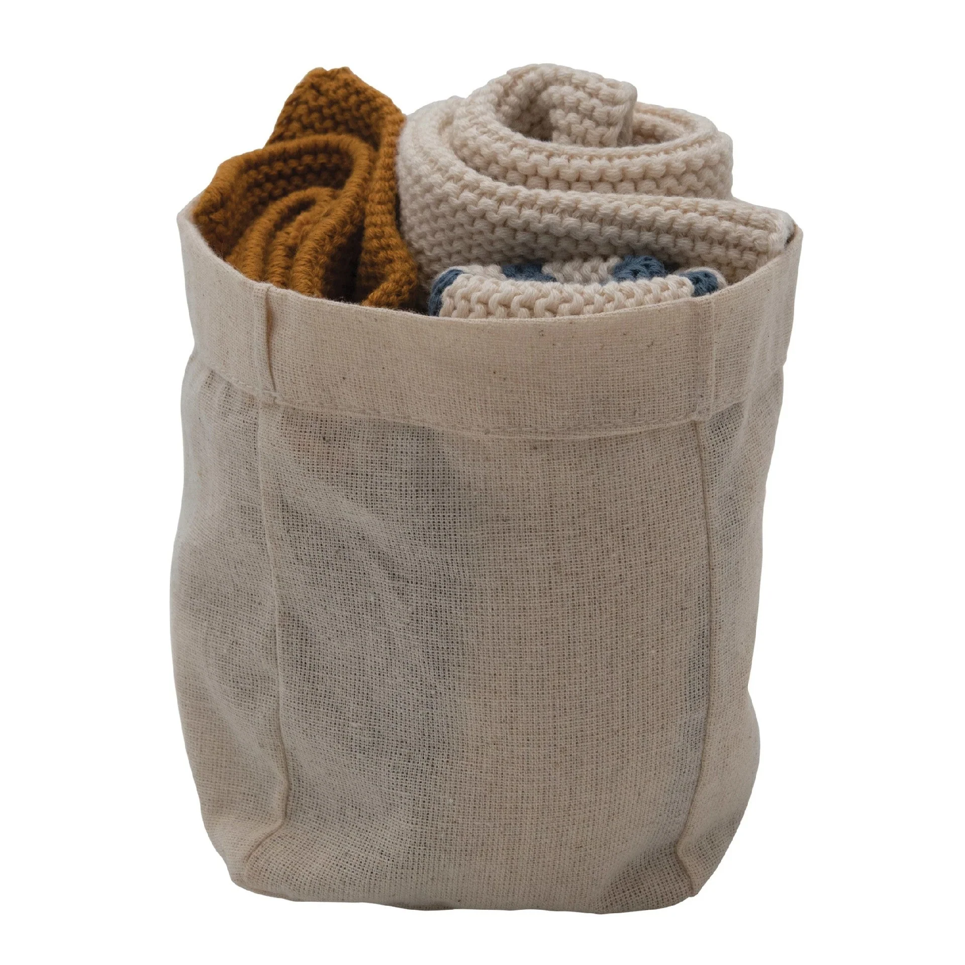 Knit Striped Dish Cloth Set - Image 2