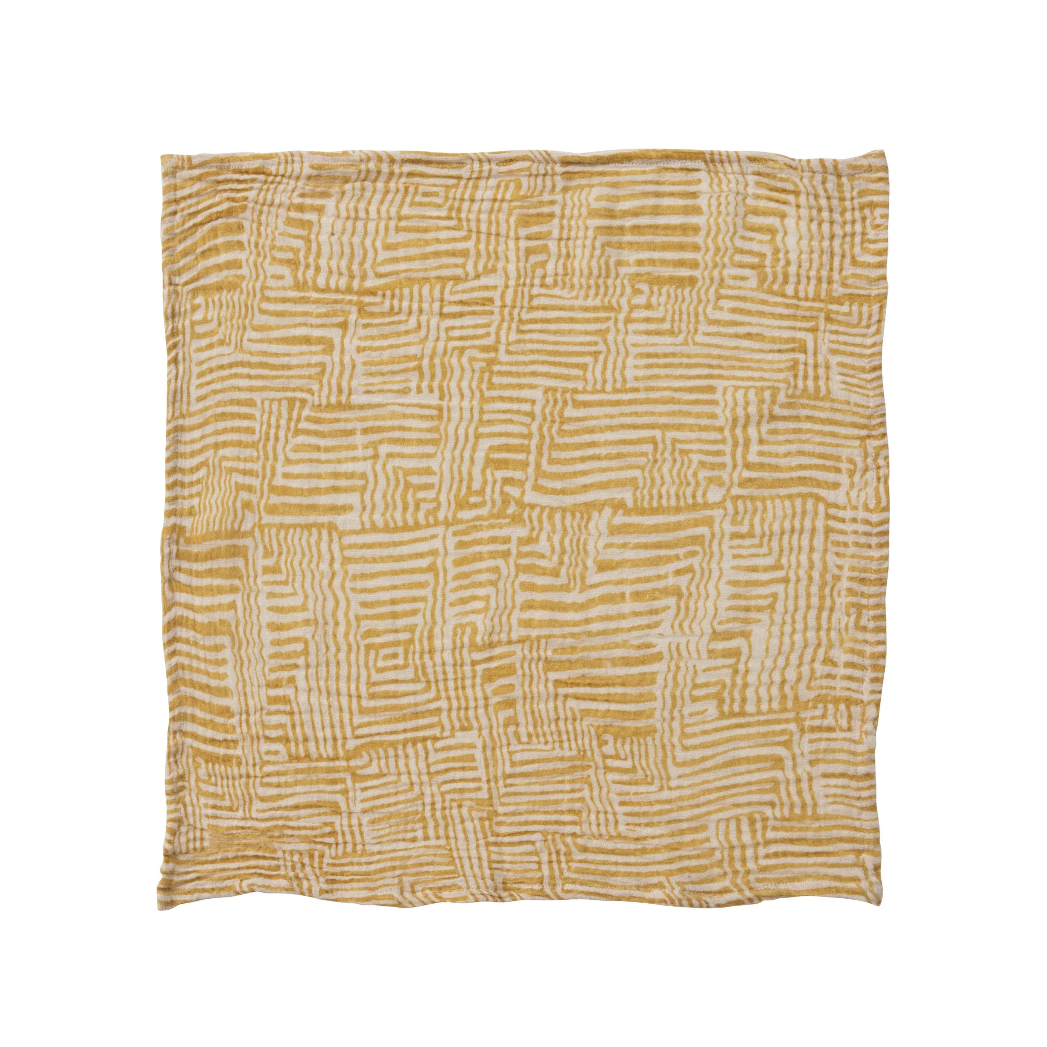 Kuba Cloth Patterned Napkins - Image 2