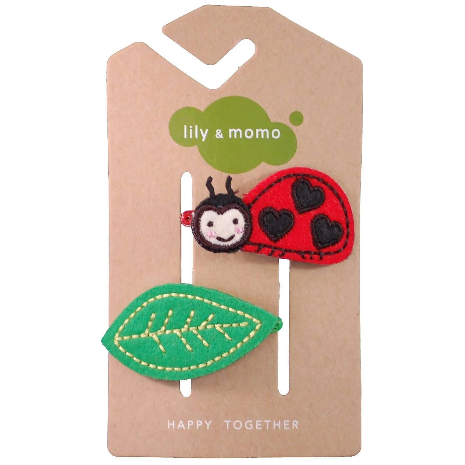 Ladybug Hair Clips