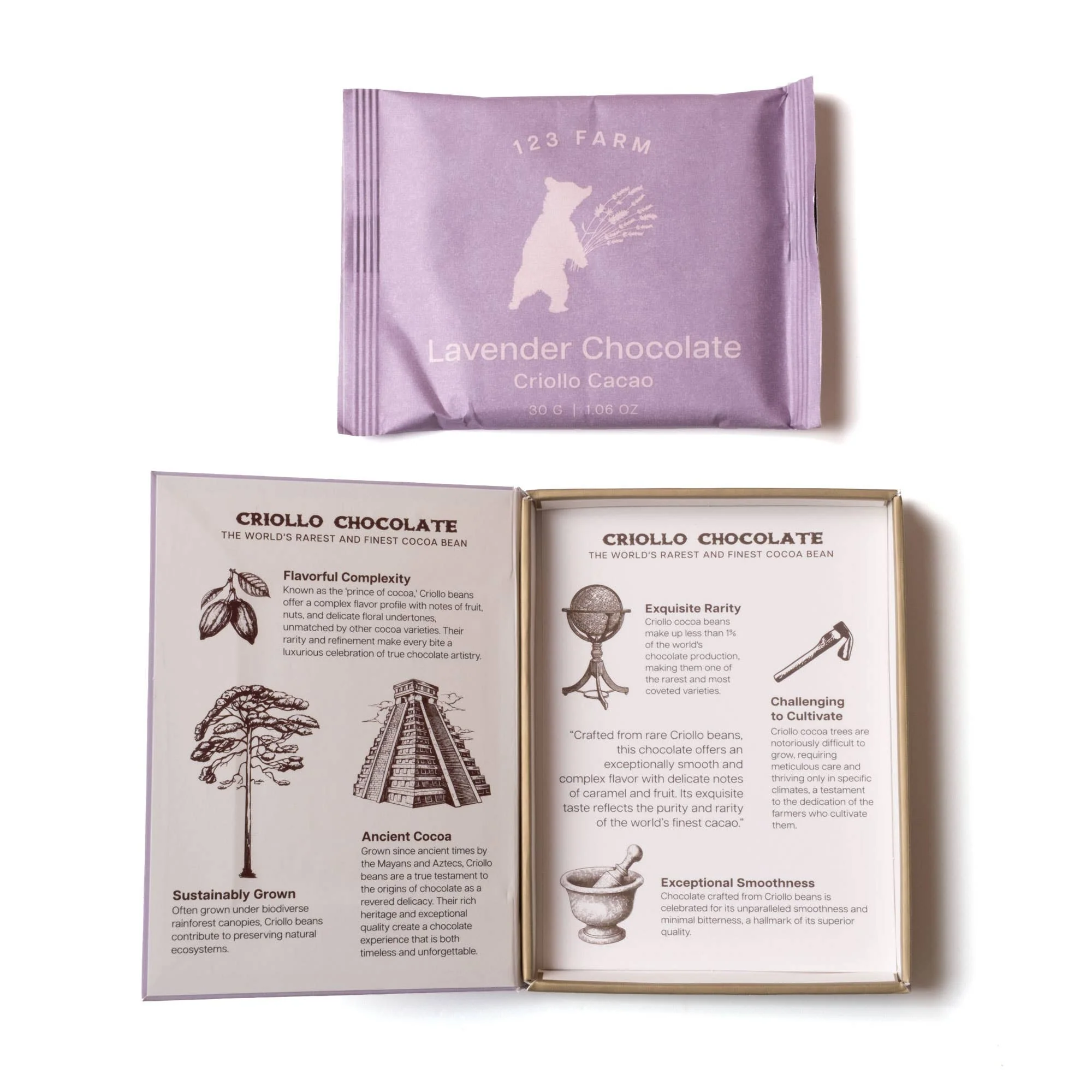 Lavender Criollo Chocolate Bar - Image 4
