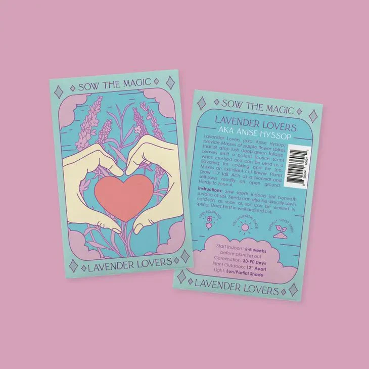 Lavender Lovers Tarot Garden Seed Packet - Image 2