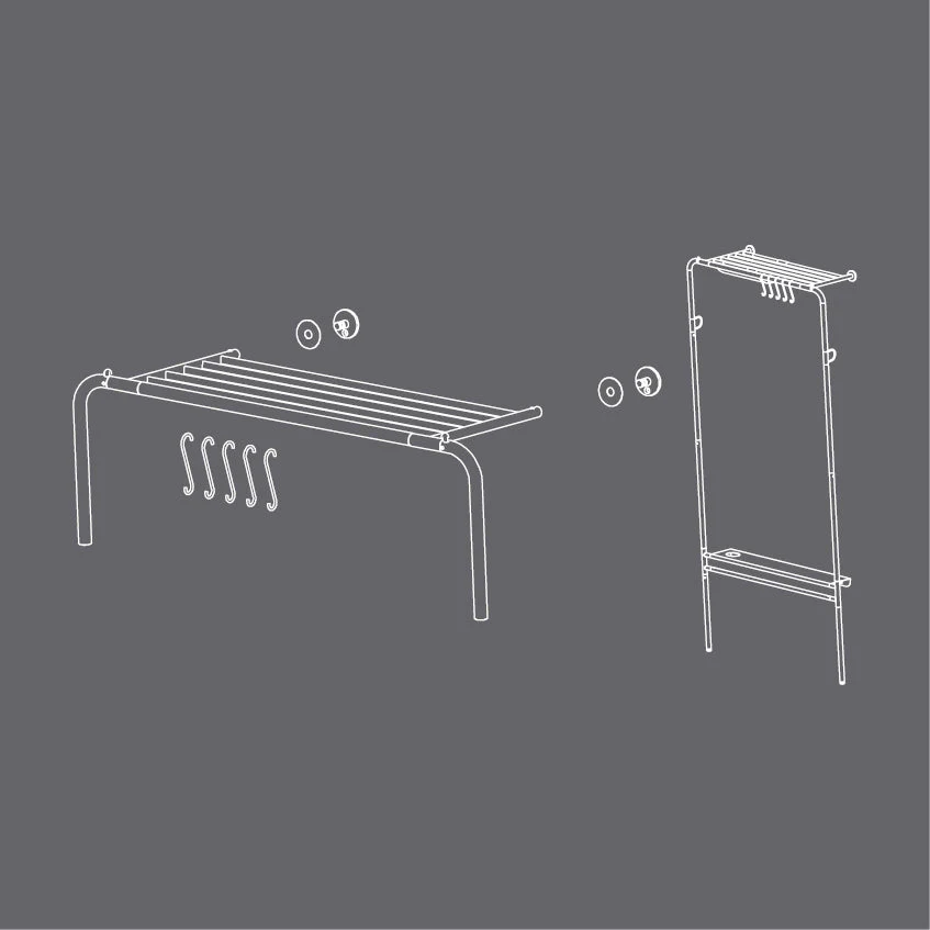 Lean On Me Clothes Rack - Image 6