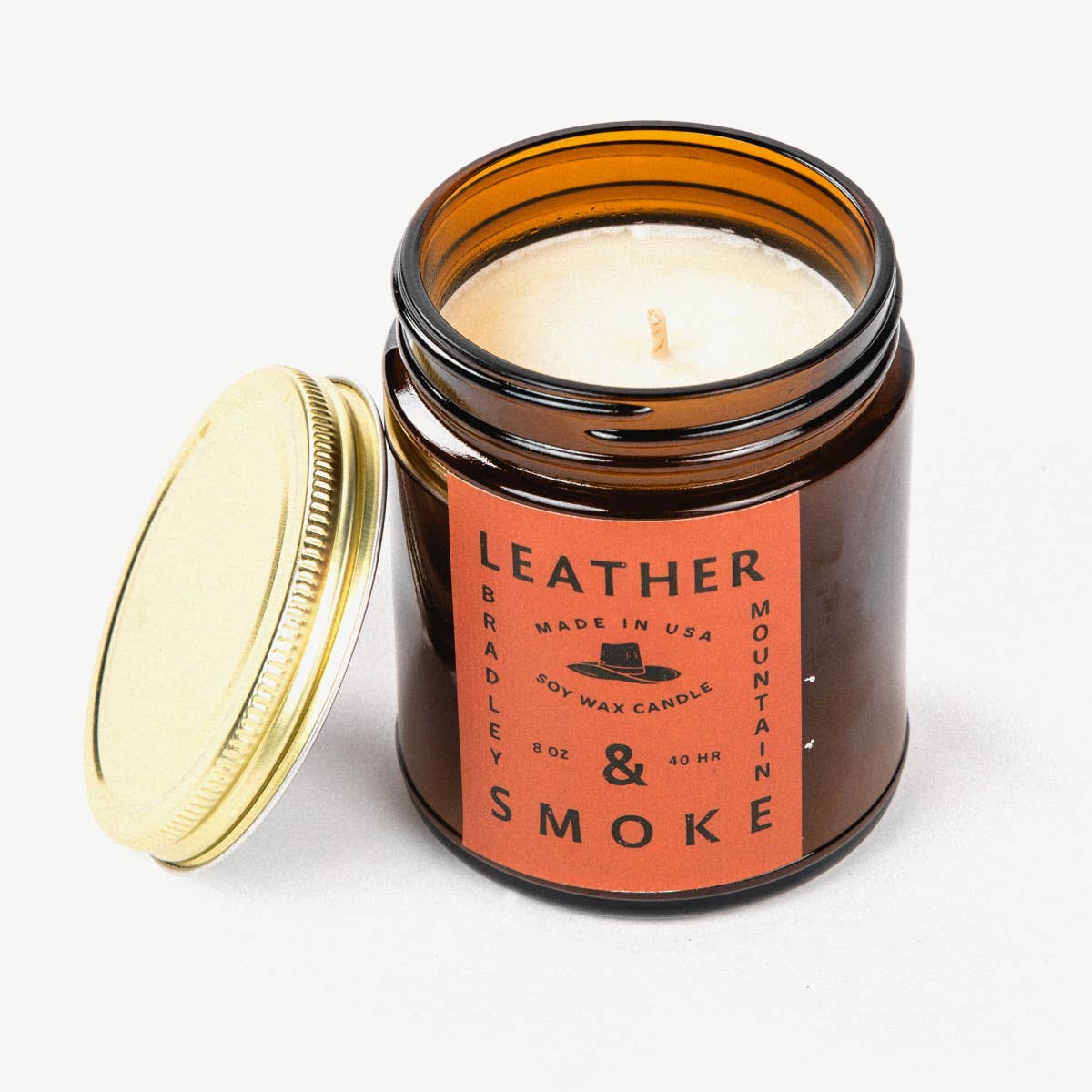 Leather & Smoke Candle - Image 2