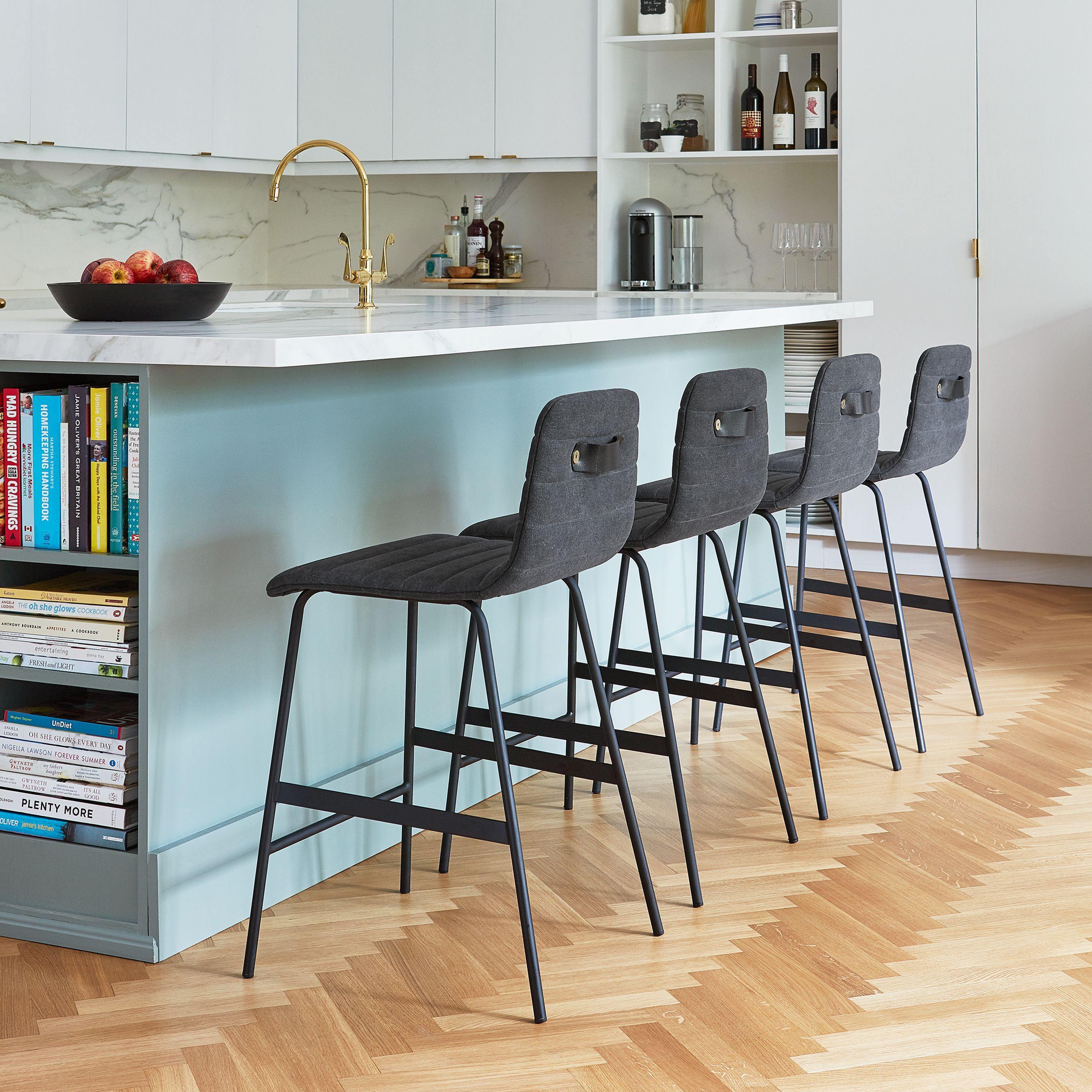 Lecture Counter Stool, Upholstered - Image 3