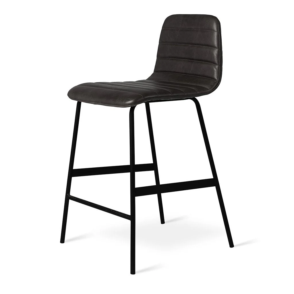 Lecture Counter Stool, Upholstered - Image 4