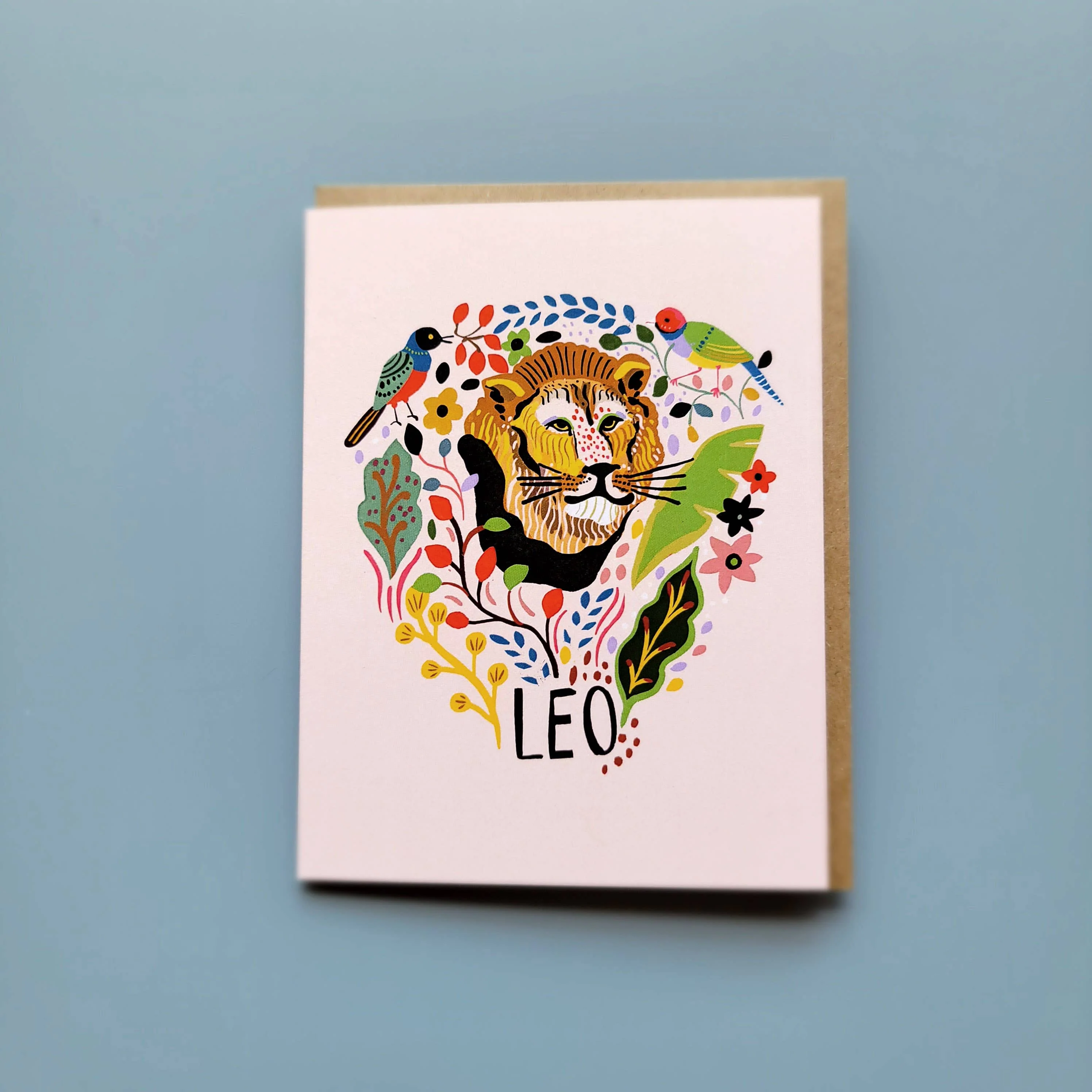 Leo Zodiac Greeting Card - Image 2