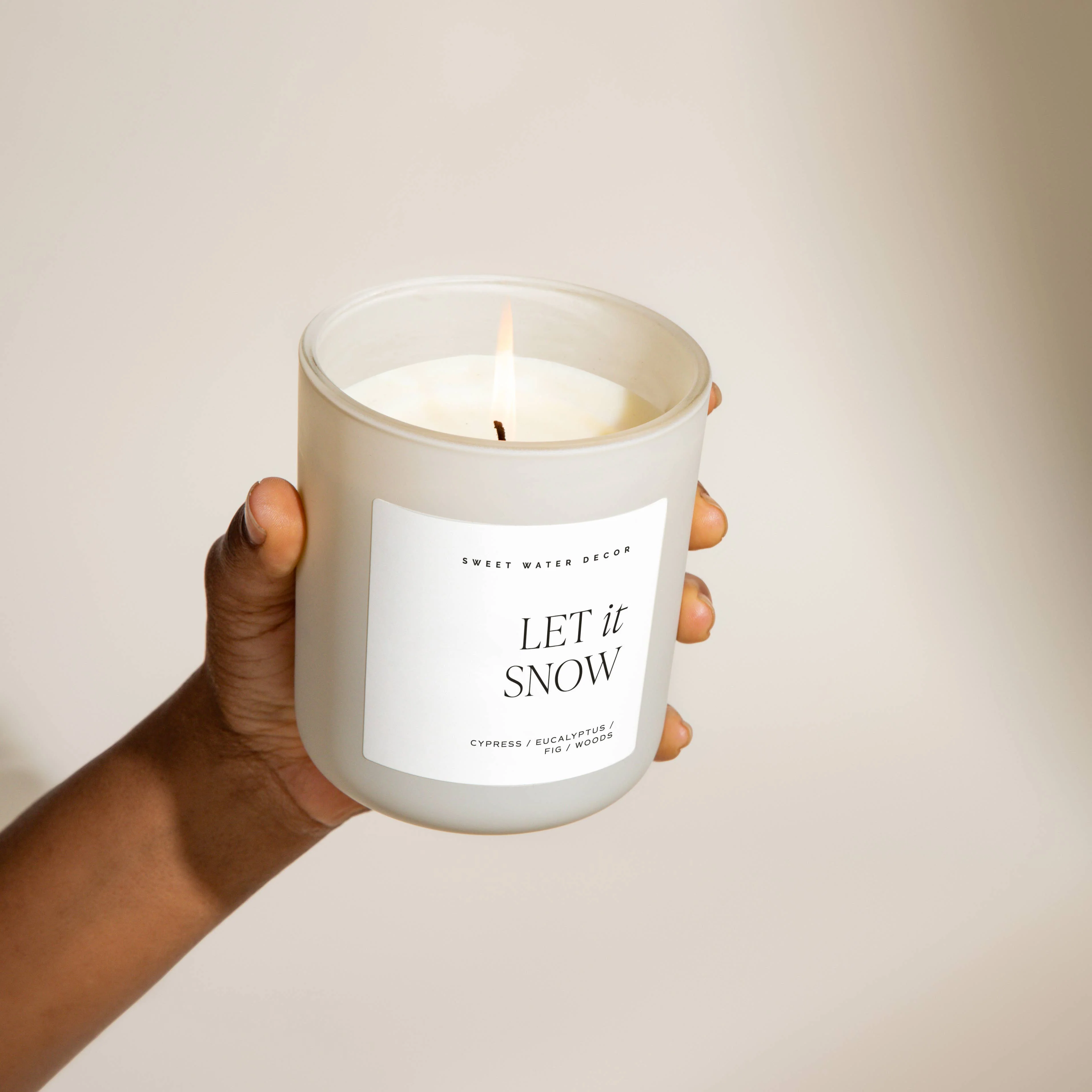 Let It Snow Candle - 15oz - Image 3