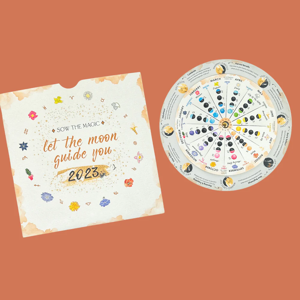 Moon Guide 2023 Moon Phase Calendar Wheel