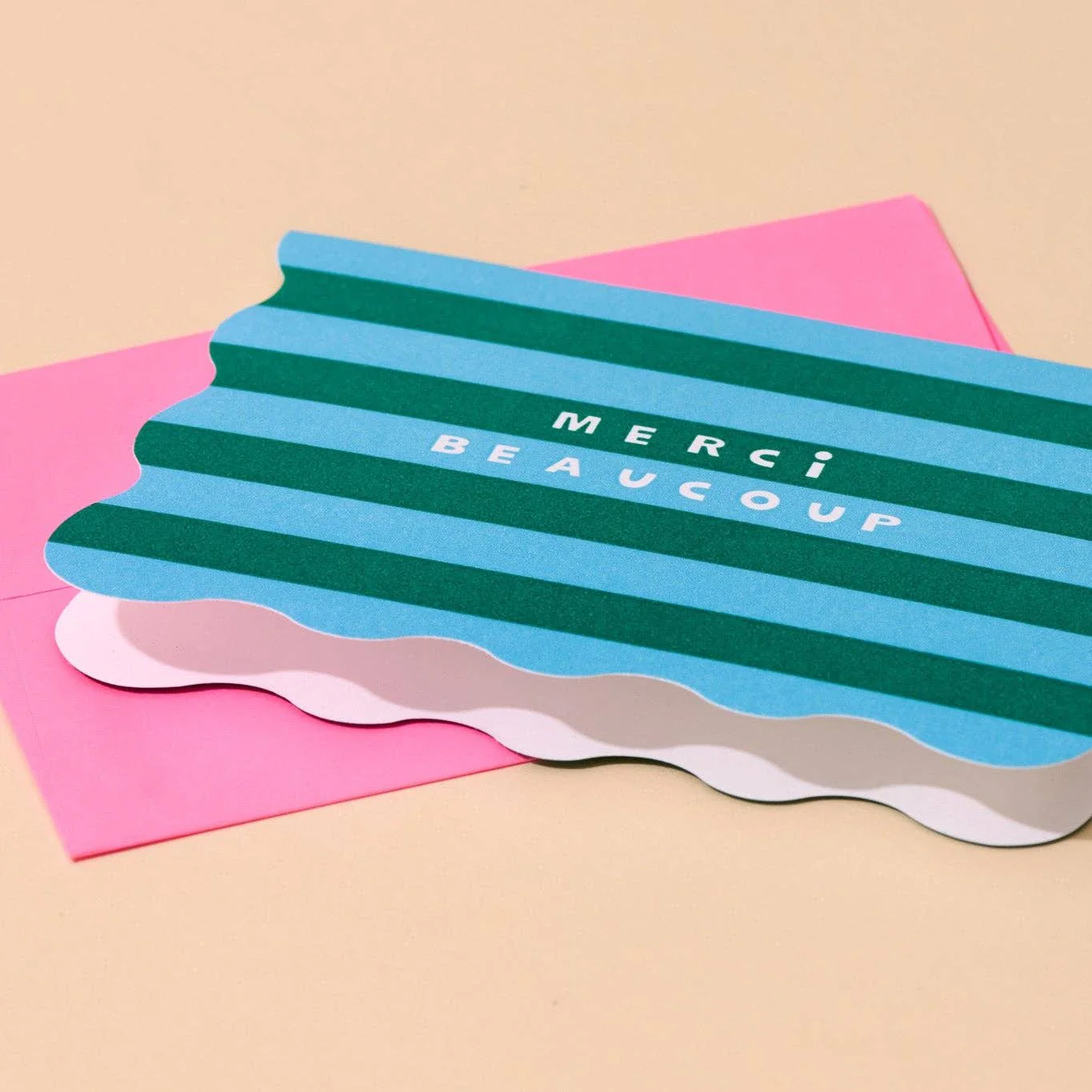 Merci Stripe Thank You Card Set - Image 3
