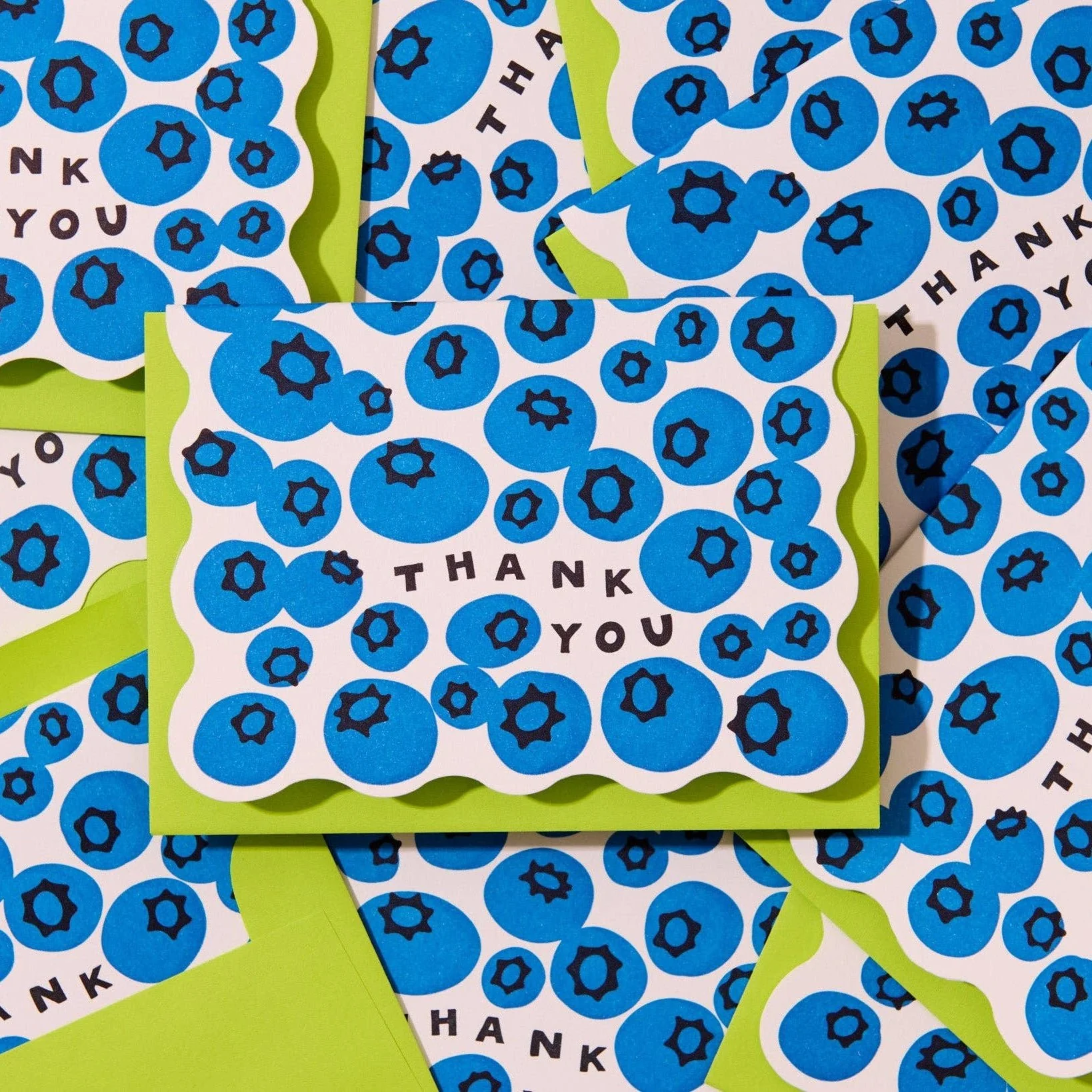 Blueberry Thank You Card Set - Image 2