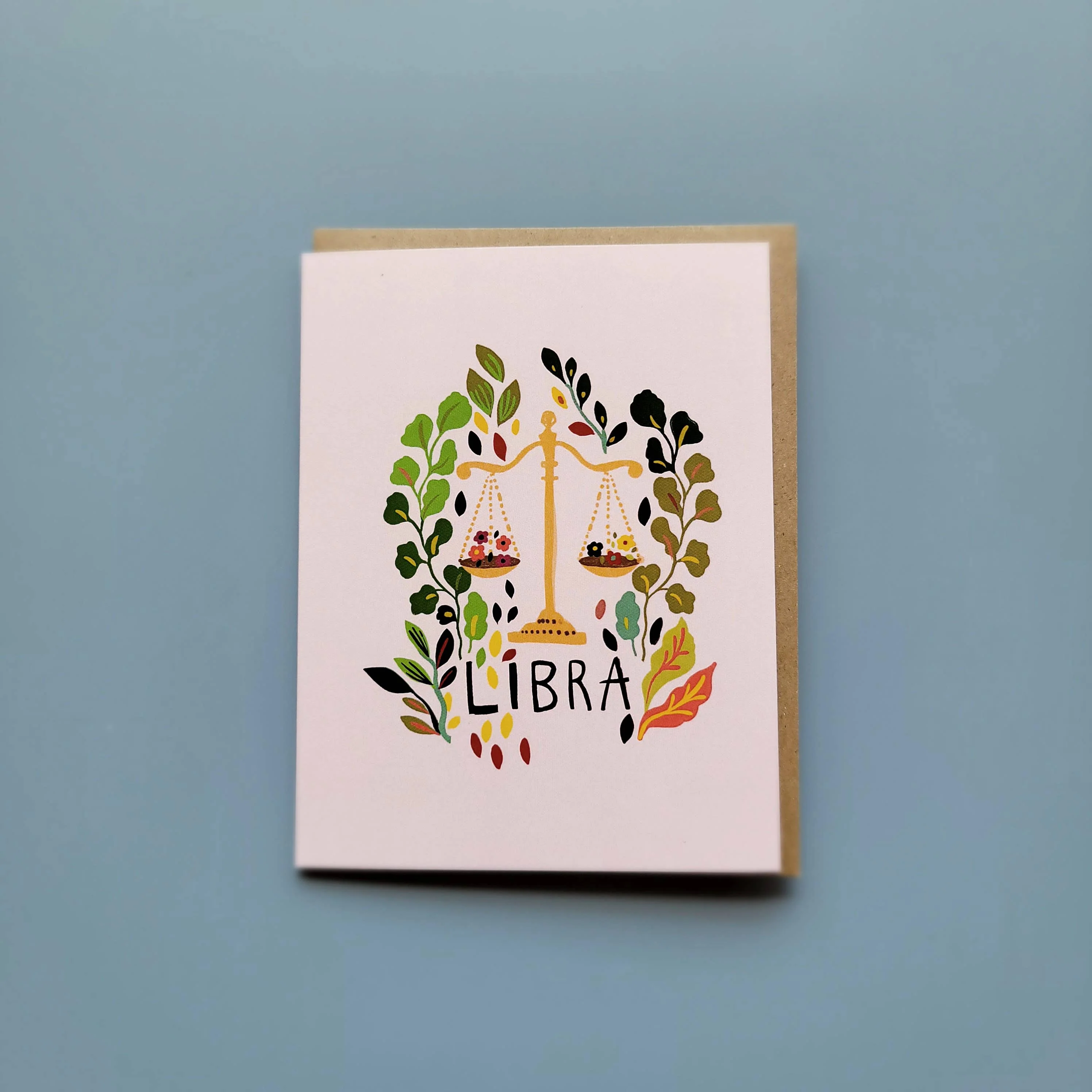 Libra Zodiac Greeting Card - Image 2