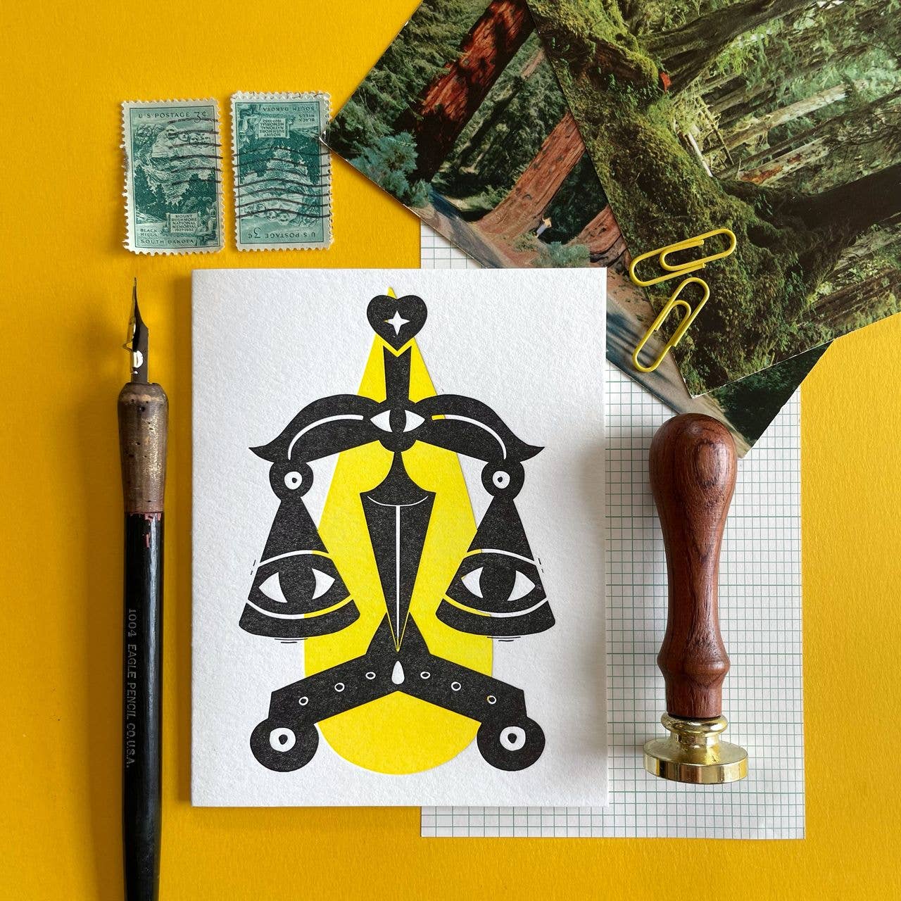 Zodiac Libra Birthday Card - Image 3
