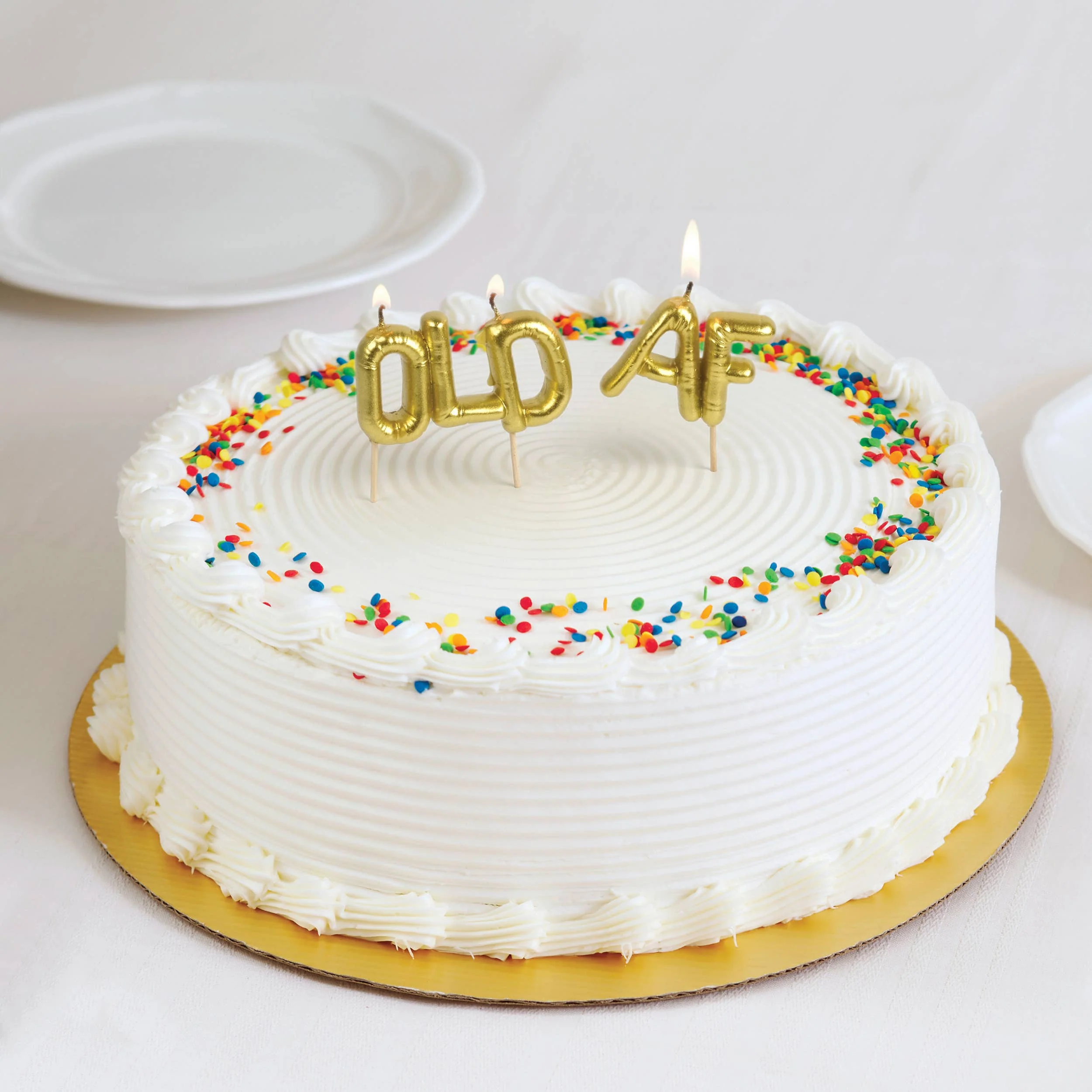 Lighten Up Birthday Party Candles: Old AF - Image 4
