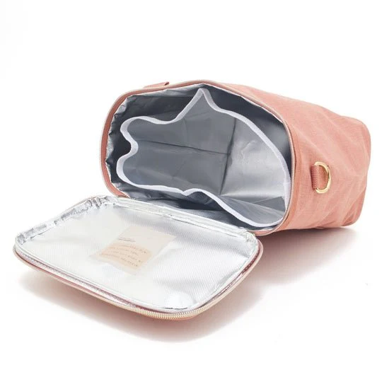 Linen Muted Clay Lunch Poche - Image 2