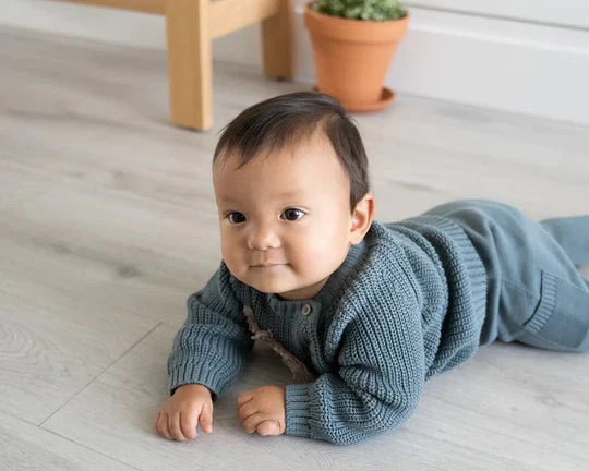 Lion Applique Baby Pullover Sweater - Image 4