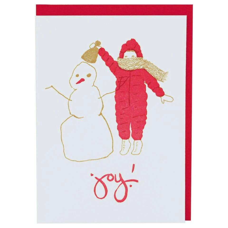 Little Snowman Holiday Card