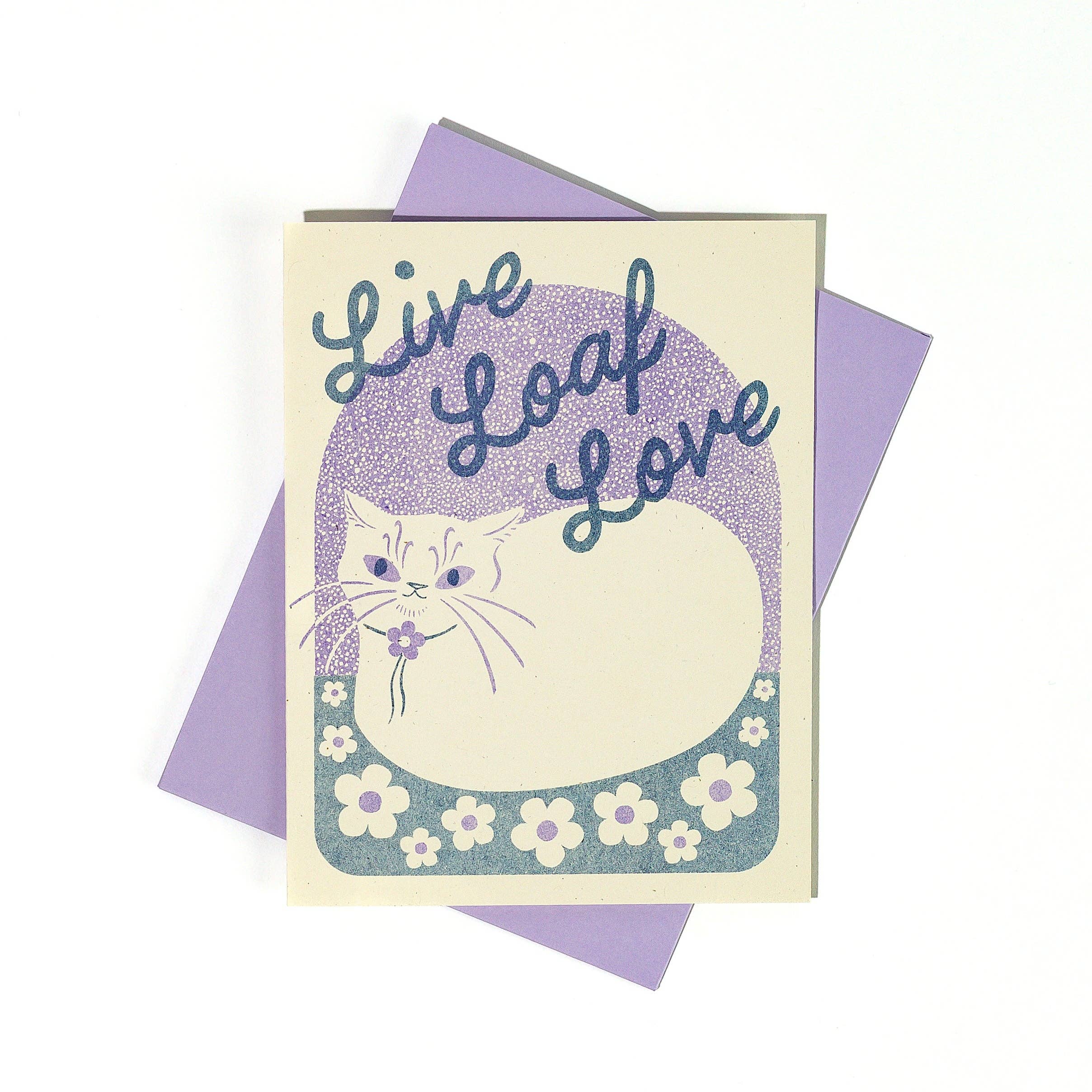 Live Loaf Love Cat Card - Image 2