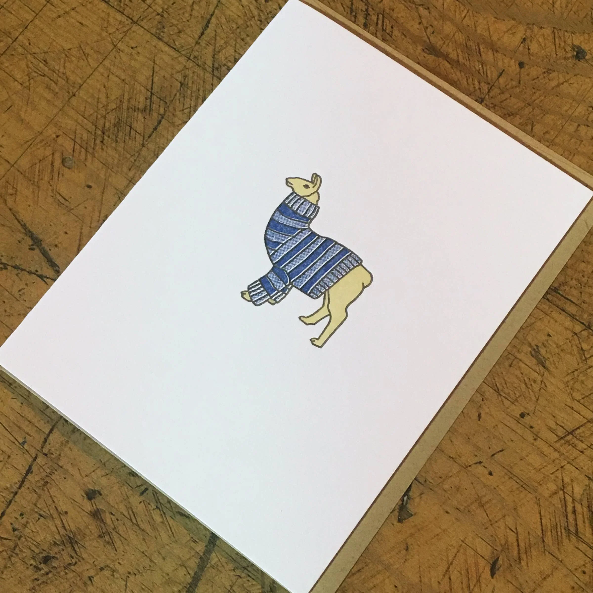 Llama Sweater Card - Image 2