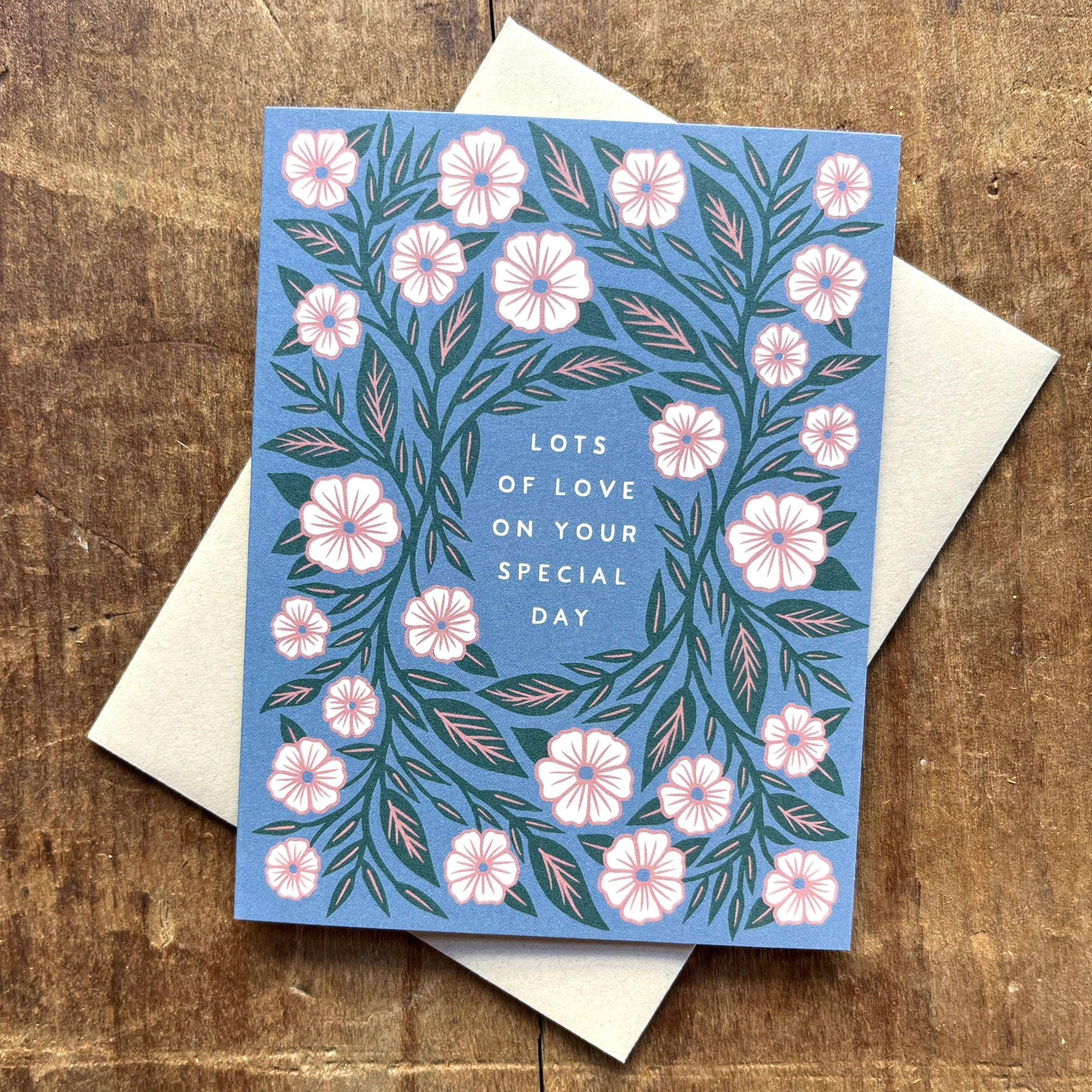 Love on Your Special Day Wedding Card - Image 2