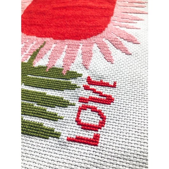 LOVE Cross Stitch Kit - Image 3
